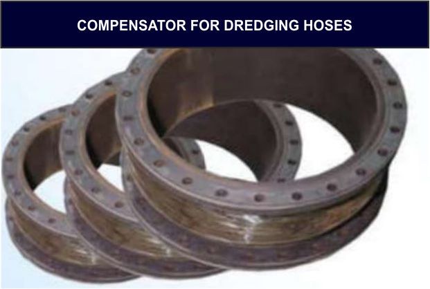 Compensator for dredging hoses